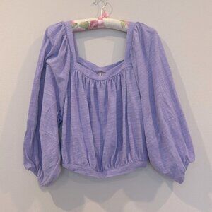 free people purple top - XS